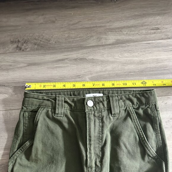 Aritzia tna greenwich pant cargo wide leg pants size 00 - Picture 4 of 9